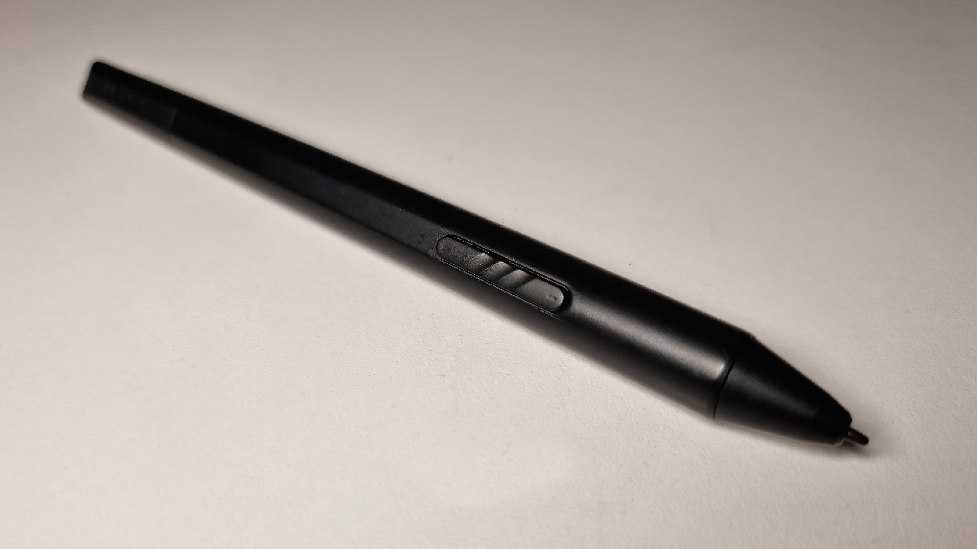 An image of an XP pen on a white desk