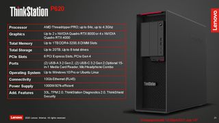 Lenovo ThinkStation P620