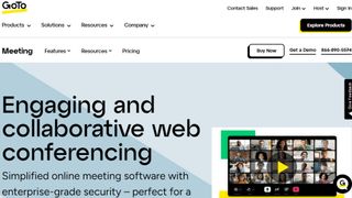Website screenshot for GoToMeeting