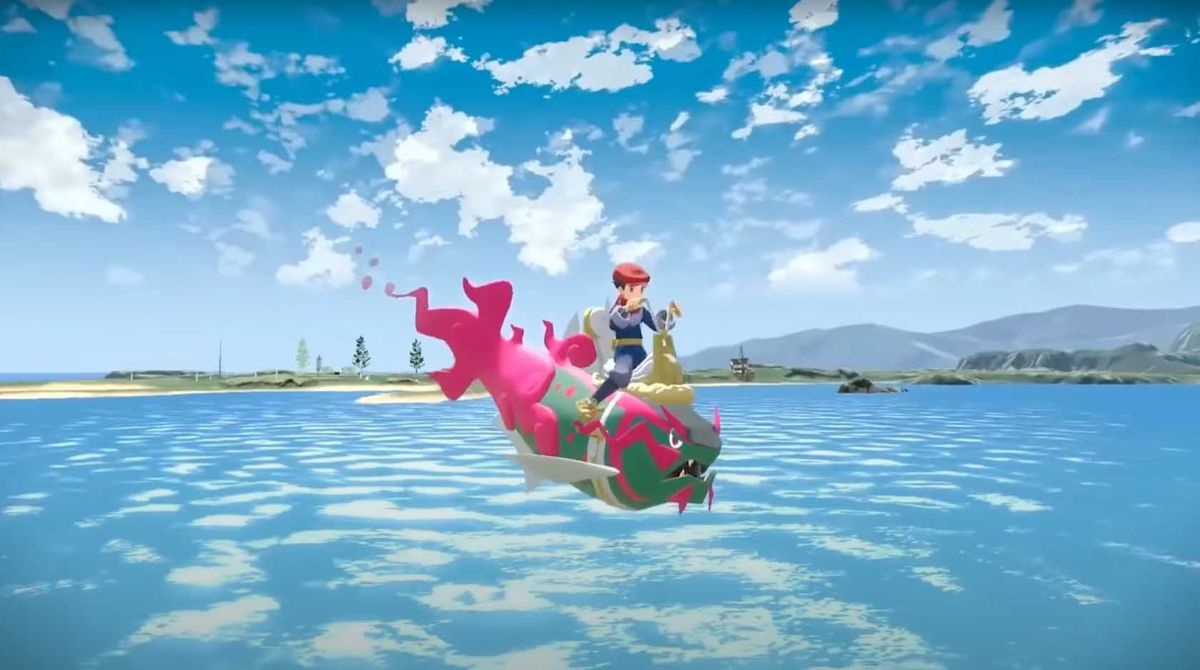 Pokemon Legends Arcues Riding Basculegion Boy