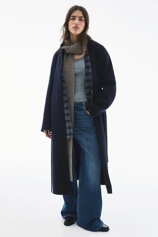 Handmade Wool-Blend Coat