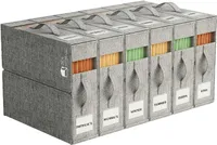 Zenstorage  6-pack Sheet Organizers and Storage – Grey