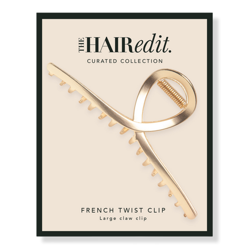 Gold French Twist Claw Clip
