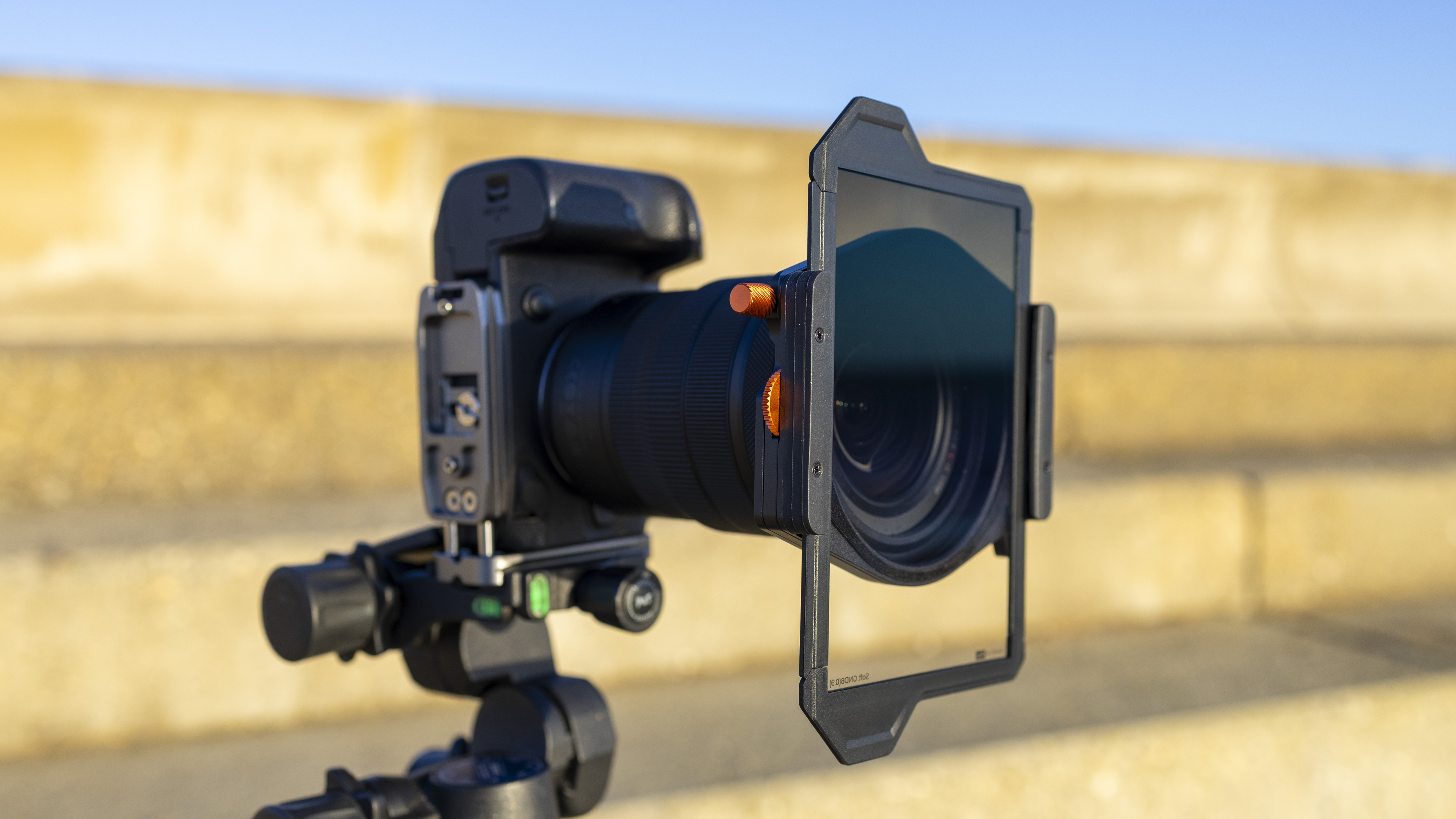 K&amp;amp;F Concept Graduated ND 100mm filter in use