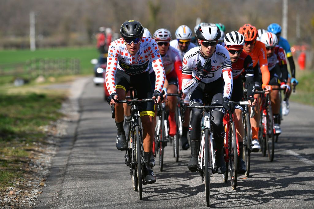 Damien Gaudin (Direct Energie) in the mountains jersey