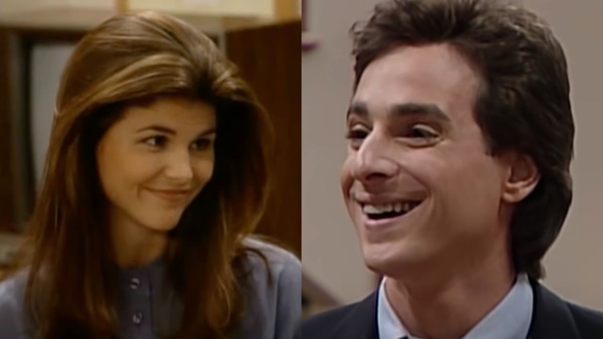 Lori Loughlin and Bob Saget on Full House