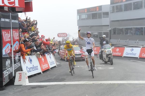 Contador did not contest the sprint.