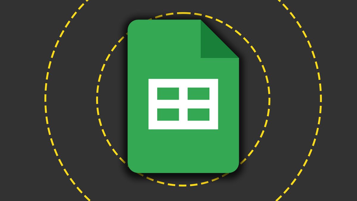 The Google Sheets logo on the ITPro background