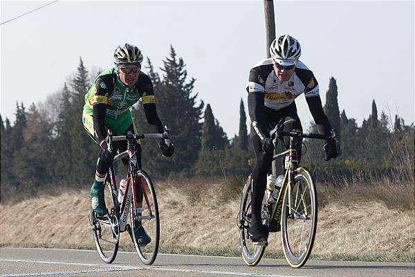 Koen Barbe (Landbouwkrediet) and Steven Van Vooren (Topsport Vlaanderen) built up a lead of five minutes