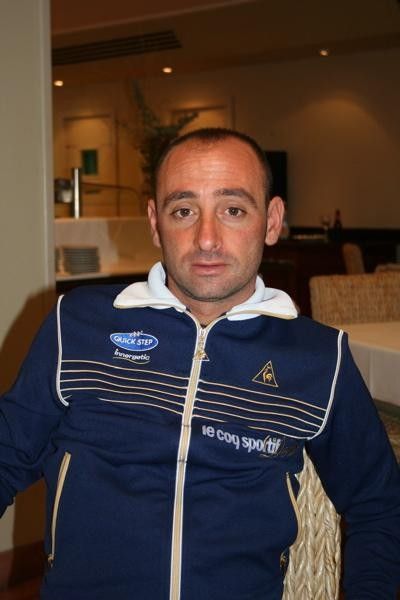 Paolo Bettini chats with Cyclingnews at the Quick.Step training camp in Benecassim, Spain.