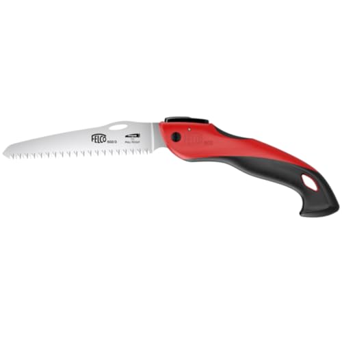 Felco 602 Folding Pruning Saw &amp;ndash; Compact Pull-Stroke Saw for Gardening &amp;amp; Vineyard Use | Tree Branch Cutter | Folding Handsaw With Chrome-Plated 6.3" Blade, Non-Slip Handle, Blade Lock, Swiss Precision