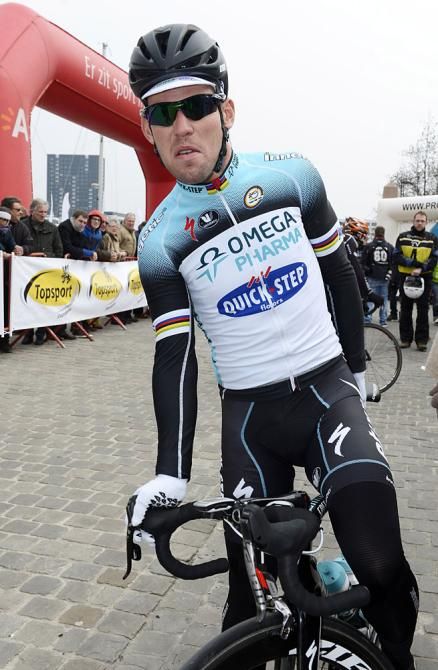 Mark Cavendish (Omega Pharma - QuickStep) wasn't too happy after losing the sprint
