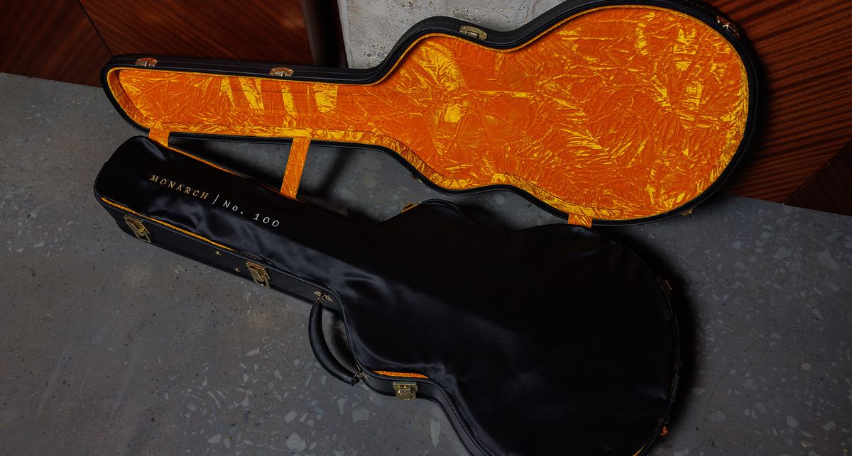 Gibson Custom SJ-200 Monarch #100: this stunning one-of-one jumbo is replete with all kinds of rococo flourishes, from the diamond and gold crown inlay on the headstock, to the 14k gold rope binding, Gibson calls it the "ultimate custom" acoustic and not without some justification.