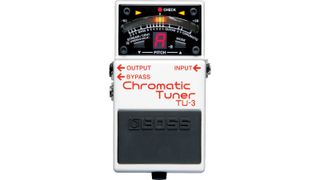 Best guitar pedals for beginners: Boss TU-3 Chromatic Tuner