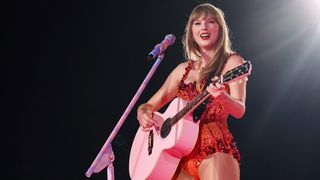 Taylor Swift performs onstage during night four of &quot;Taylor Swift | The Eras Tour&quot; at La Defense on May 12, 2024 in Paris, France