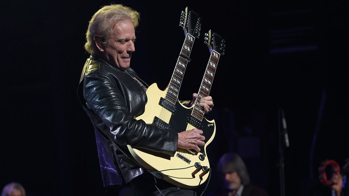 Don Felder performs onstage during the Eighth Annual LOVE ROCKS NYC Benefit Concert For God&#039;s Love We Deliver at Beacon Theatre on March 07, 2024 in New York City