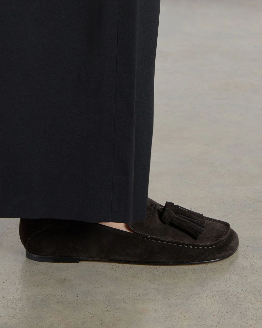 Dear Frances, Drew Loafer, Brown Suede