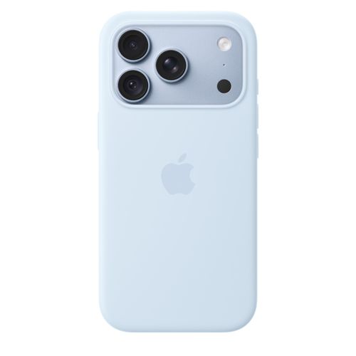 iPhone&nbsp;18&nbsp;Pro Silicone Case (Crisp Blue)