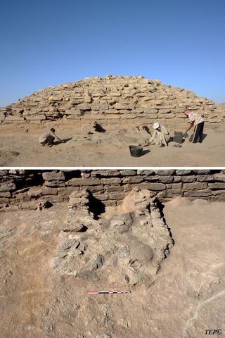 ancient step pyramid in Egypt