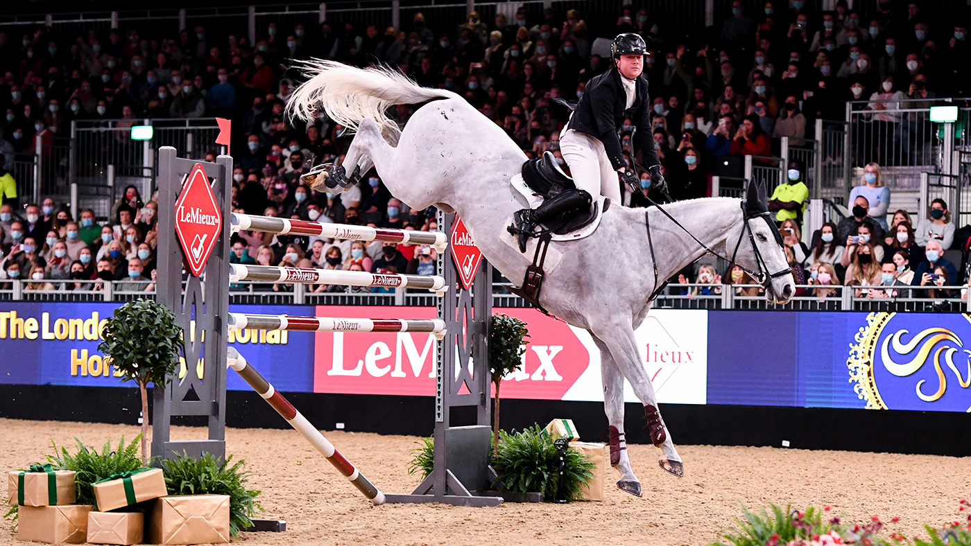 London Horse Show showjumping: Alfie Bradstock and H. D'Or