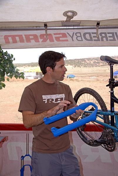 Rock Shox Product Manager Sander Rigney explains the benefits of the Power Bulge design.