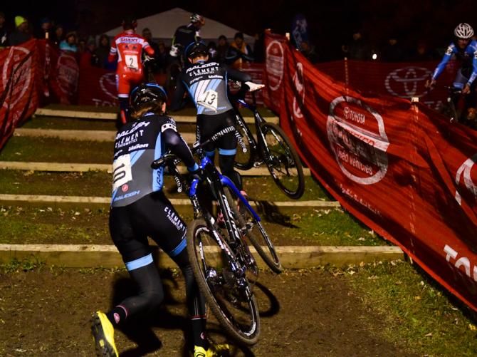 A chase group developed that included six riders including Berden and Driscoll