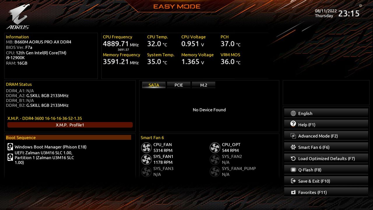 Gigabyte B660M Aorus Pro AX