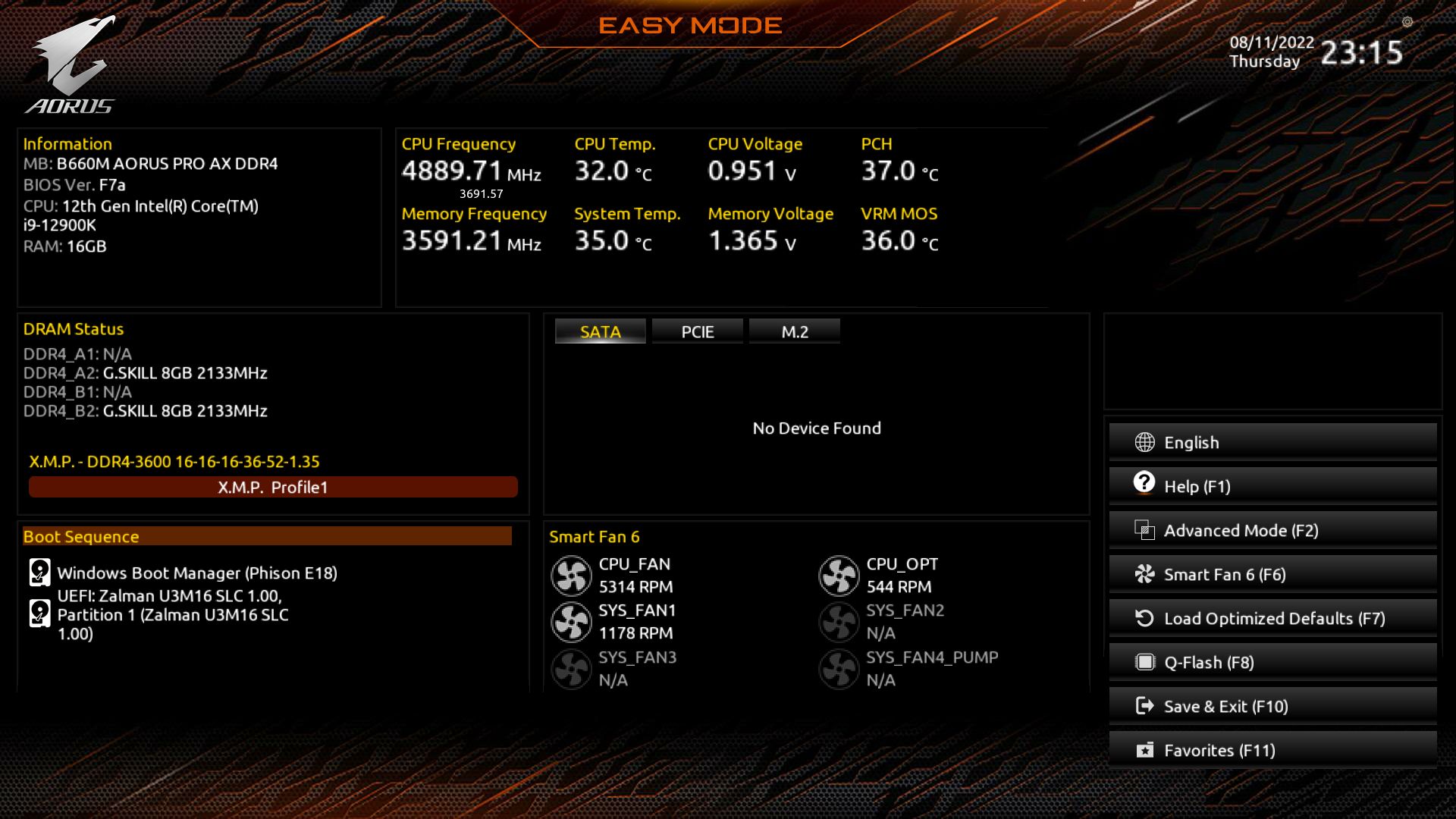 Gigabyte B660M Aorus Pro AX