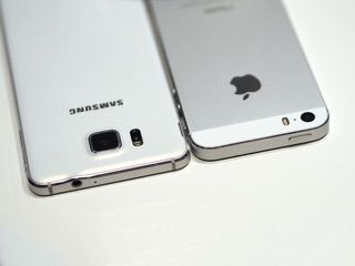 Samsung Galaxy Alpha and Apple iPhone 5s