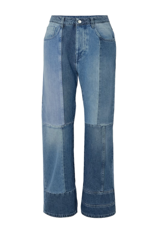 Fortella Patchwork Straight-Leg Jeans