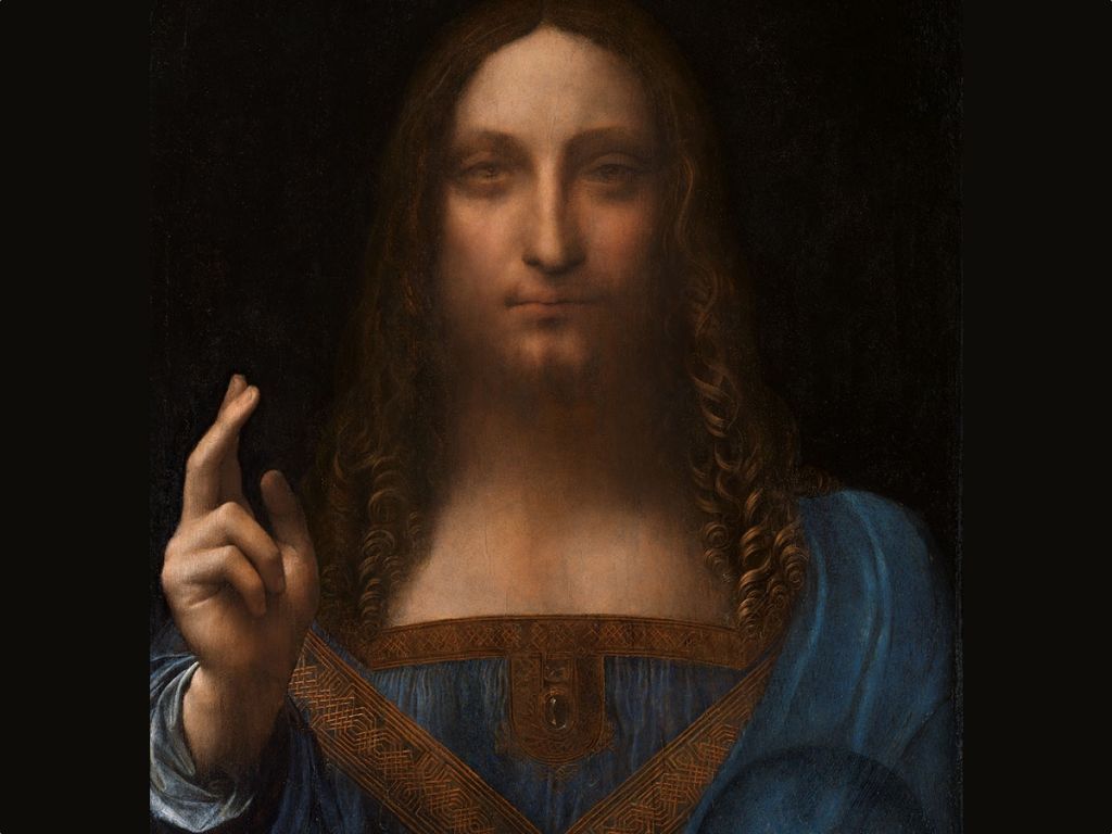 Leonardo da Vinci&#039;s &quot;Salvator Mundi&quot; sold for $450 million in 2017.