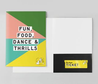 Image of book and ticket