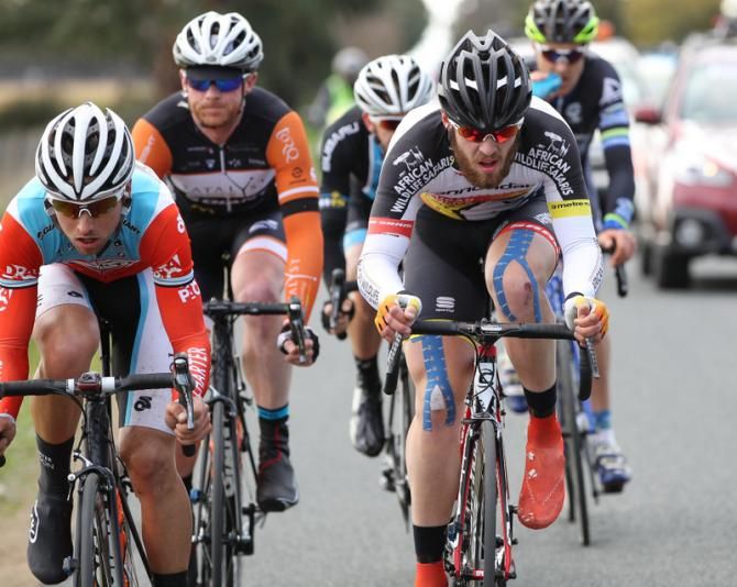 Darcy Woolley (African Wildlife Safaris Cycling Team) in the break