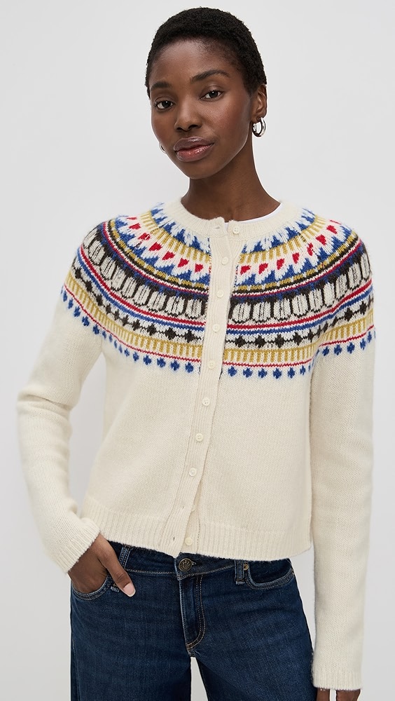Alex Mill Amina Fairisle Sweater in Wool