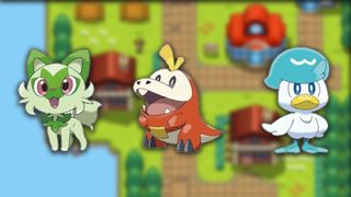 The three new starter Pokémon