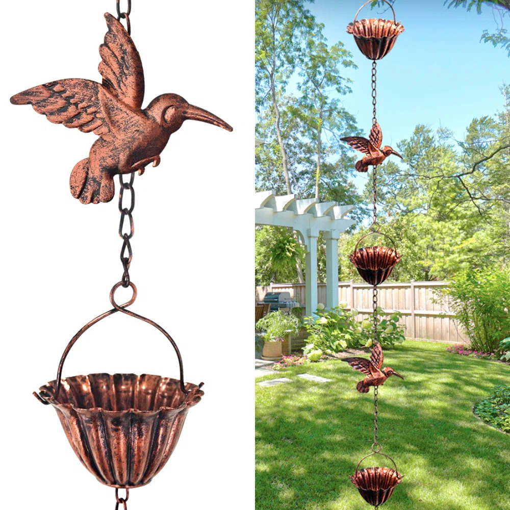 Wayfair hummingbird rain chain