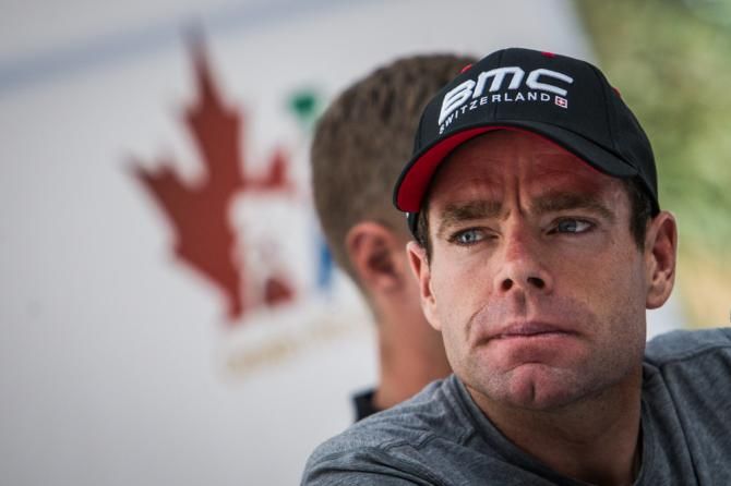 Cadel Evans (BMC) is also here to get in training for he upcoming World Cup races.