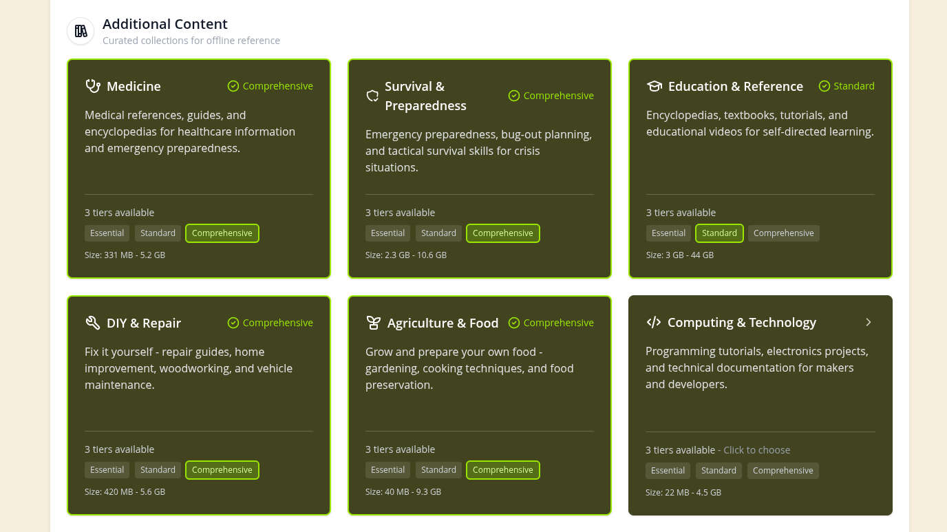 Project NOMAD on my Razer Blade 14 gaming laptop