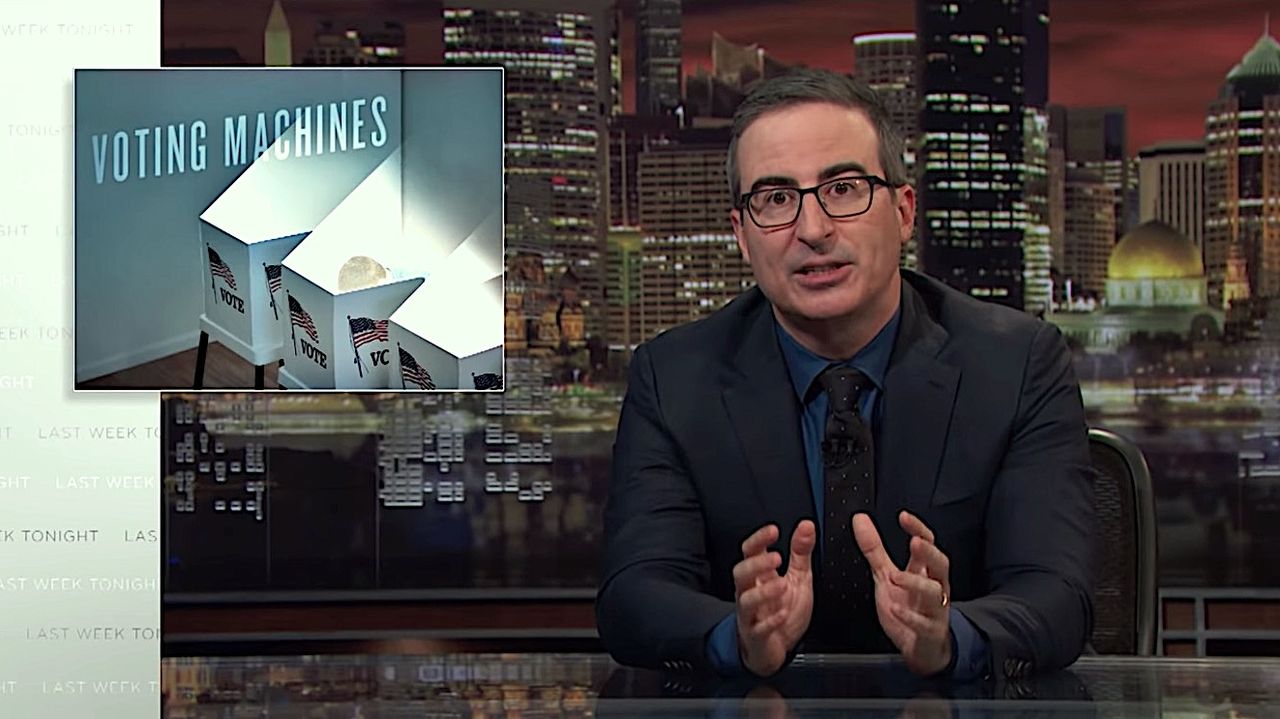 John Oliver on voting machines