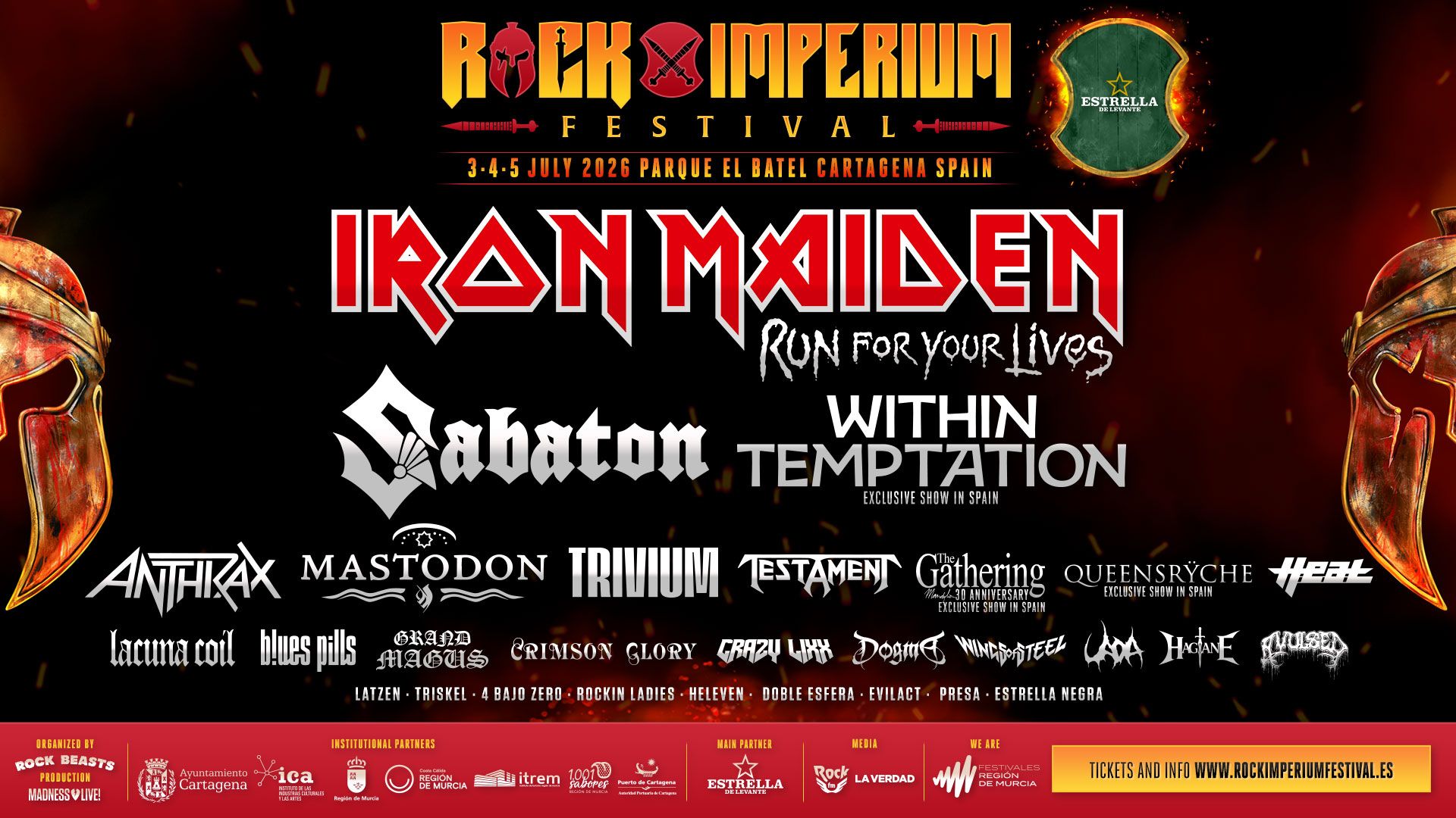Heavy metal, hard rock, guaranteed sunshine and a setting like no other – Spain’s Rock Imperium is the one amazing festival you can’t afford to miss in 2026