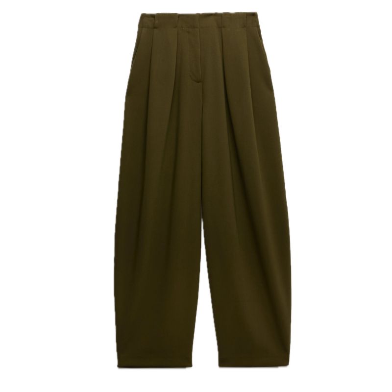 M&amp;amp;S, Horseshoe Pleat Front Tapered Trousers