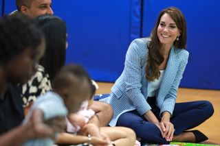 Kate Middleton shows off maternal side