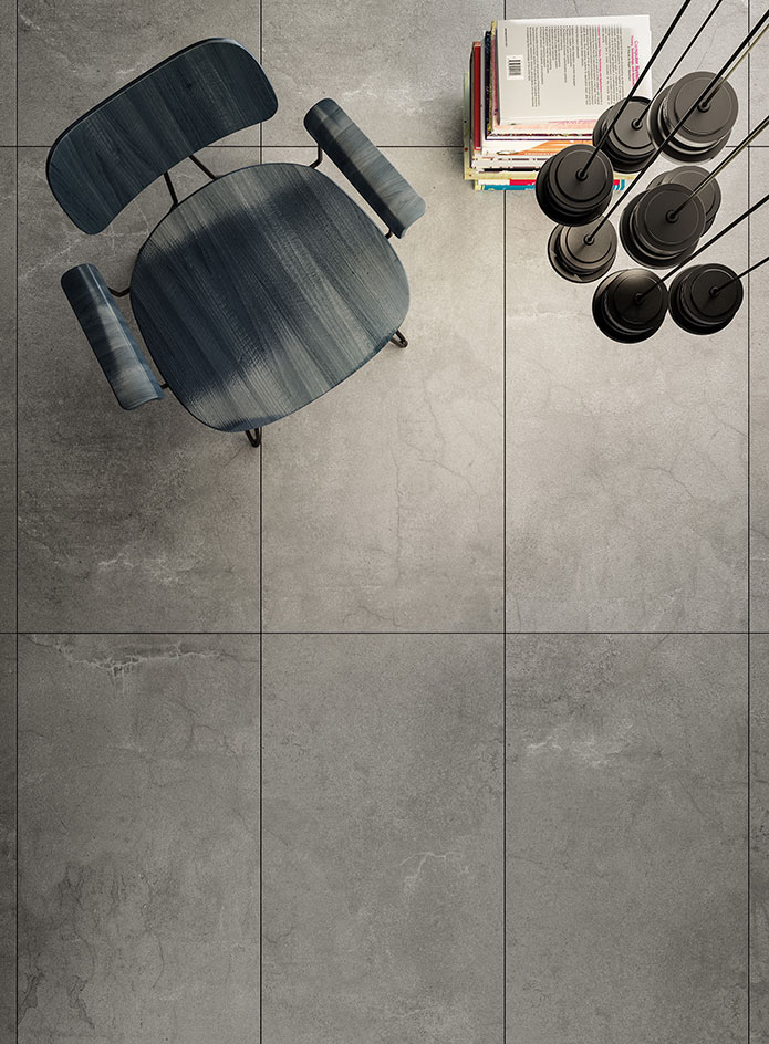 grey concrete tiles