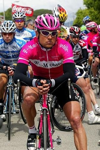 Jan Ullrich (T-Mobile) in a sombre mood before the start.
