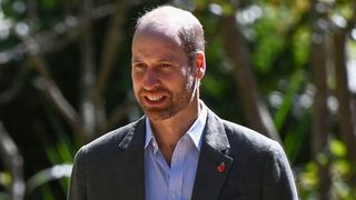 Prince William, Prince of Wales arrives to meet with the 2024 Earthshot Prize finalists at Kirstenbosch National Botanical Garden on November 6, 2024