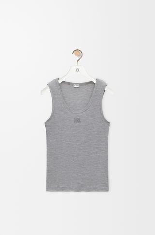 Anagram Tank Top in Silk