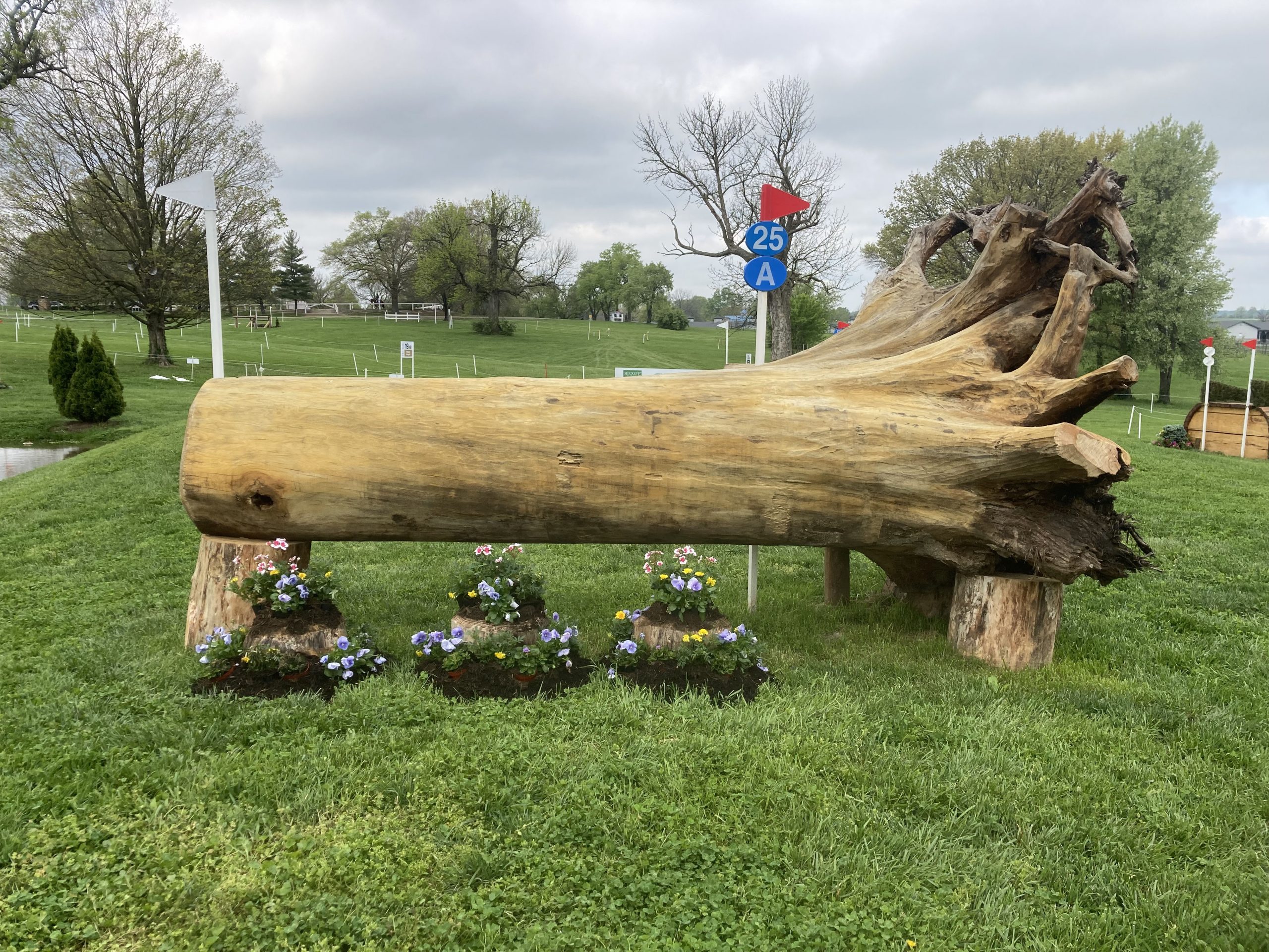 Kentucky Three-Day Event cross-country course 2024 fence 25a