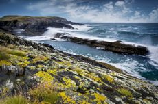 This image of stormy weather hitting the Atlantic coast was taken near Crookhaven, one of the harbors in Munster used by the pirates during the 17th century. 