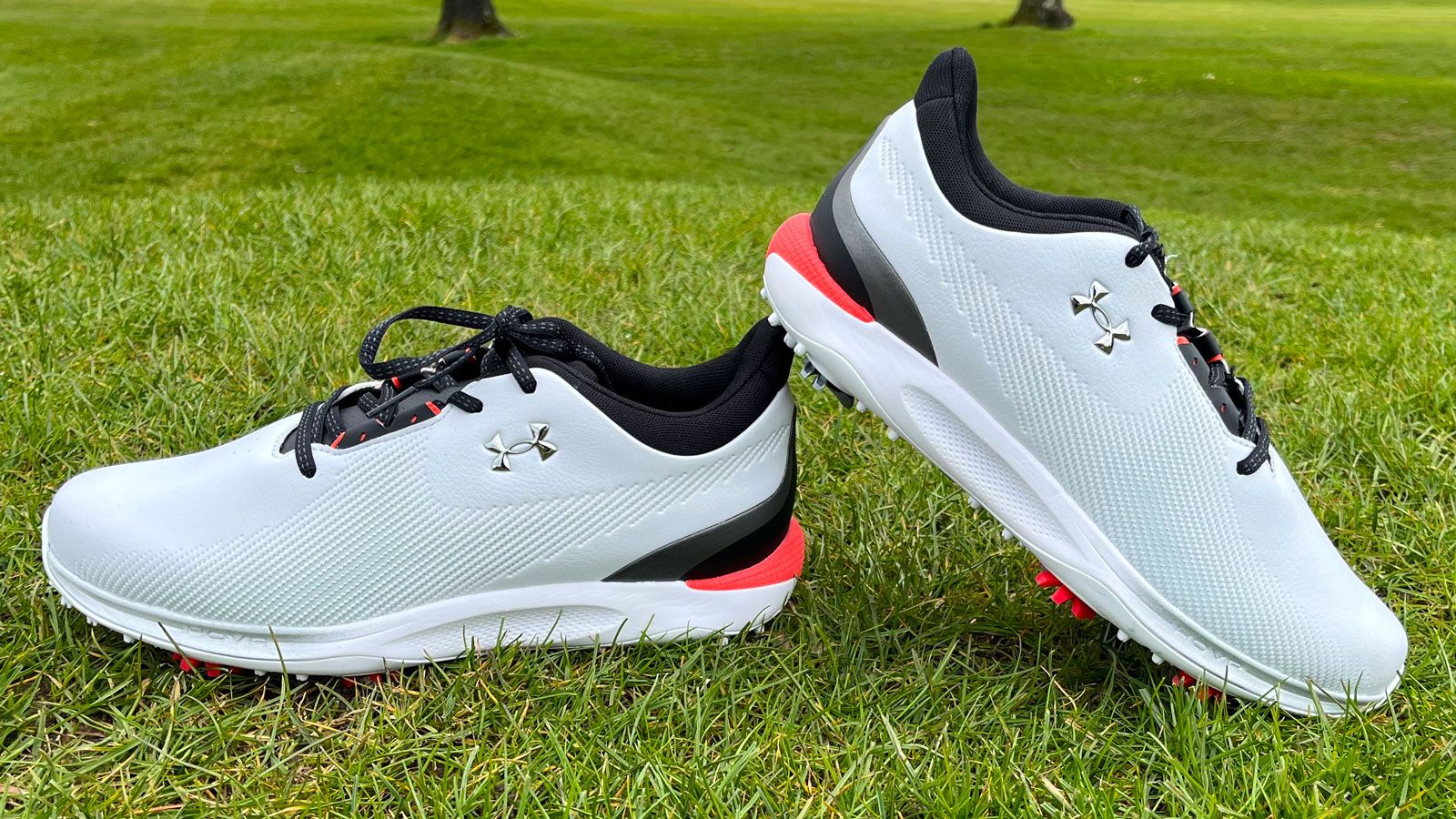 Under Armour Spikeless Golf Shoes Mens 9.5 Waterproof HOVR Drive Fade NWOB White Men main image 4