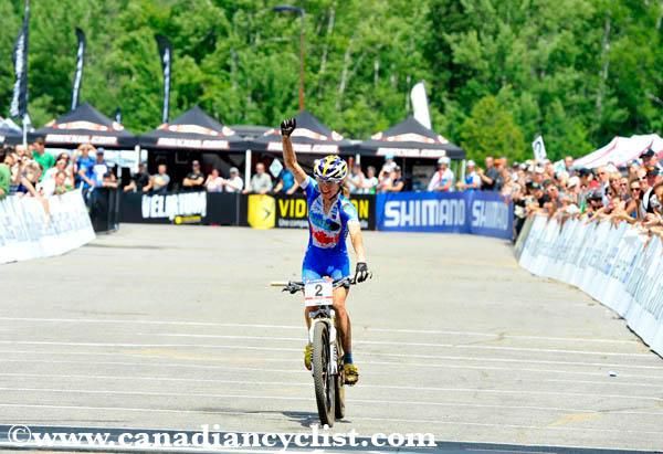Catharine Pendrel (Luna Pro Team) wins in Mont-Sainte-Anne at the World Cup